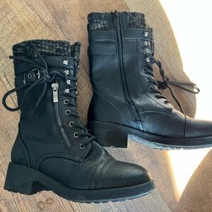 Amazon Black Women's Combat Boots